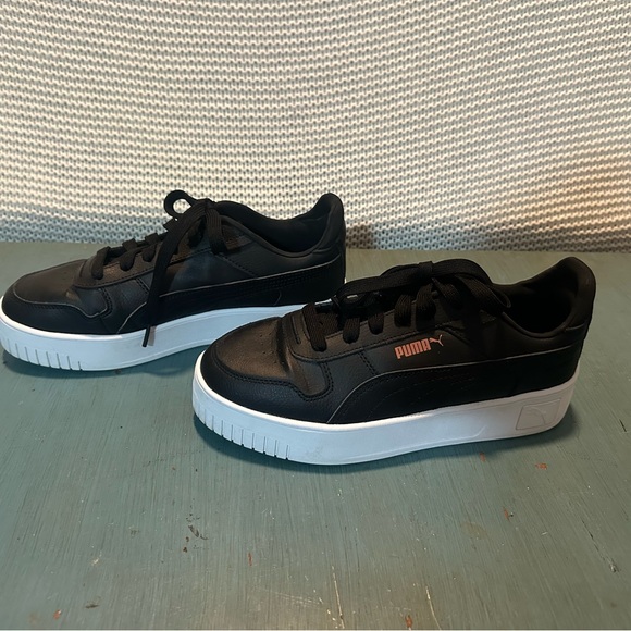 Puma Black Sneakers with White Outsole - Picture 1 of 7